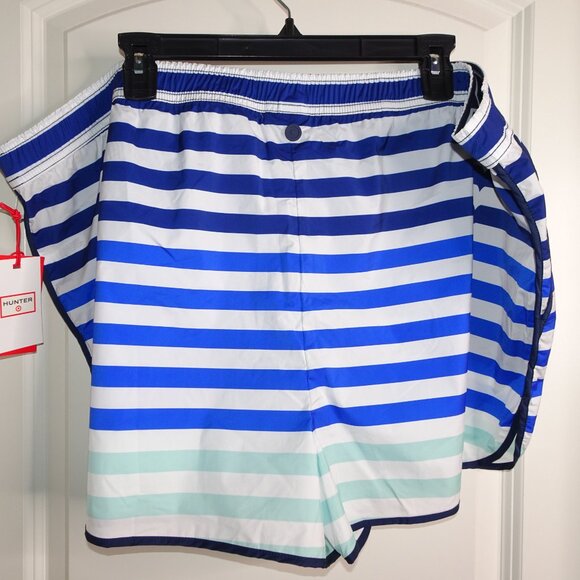 Hunter Blue Striped Shorts Plus Size NWT - Picture 2 of 5